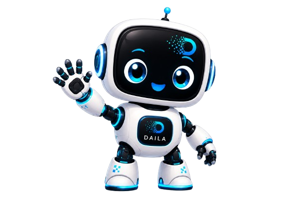 DAILA AI robot mascot